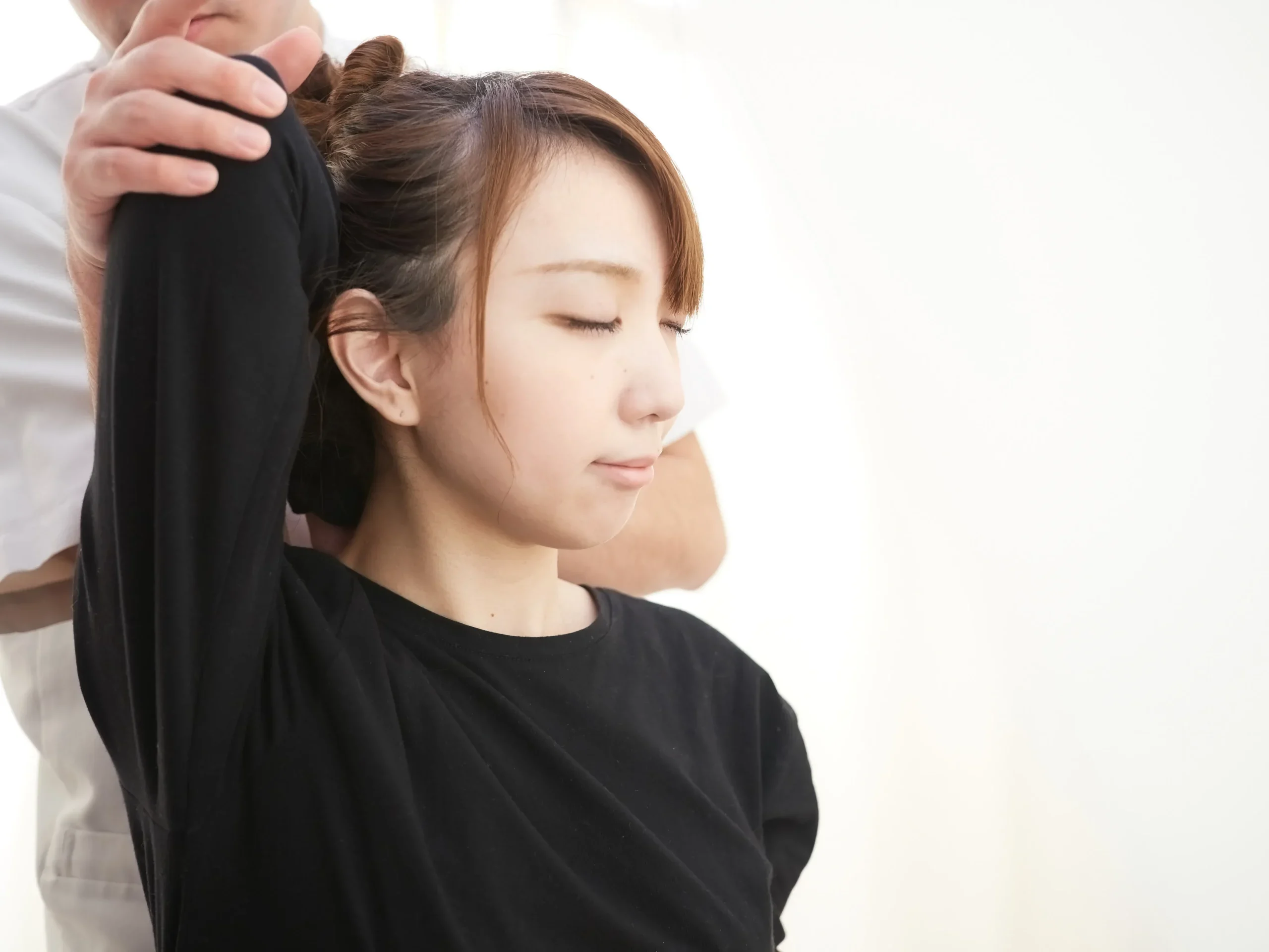 女性施術者によるカウンセリング